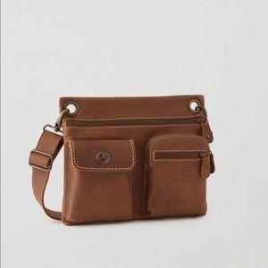 Roots Village Bag Tribe Leather Purse